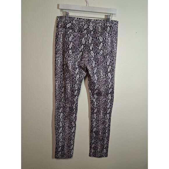 Blue Connection Snake Animal Print Skinny Denim Jeans Y2K Size 11/12 - Picture 3 of 5